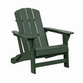 Fauteuil Adirondack Aqvirel en plastique vert foncé, dimensions 83x80x98 cm, avec accoudoirs, pour jardin.